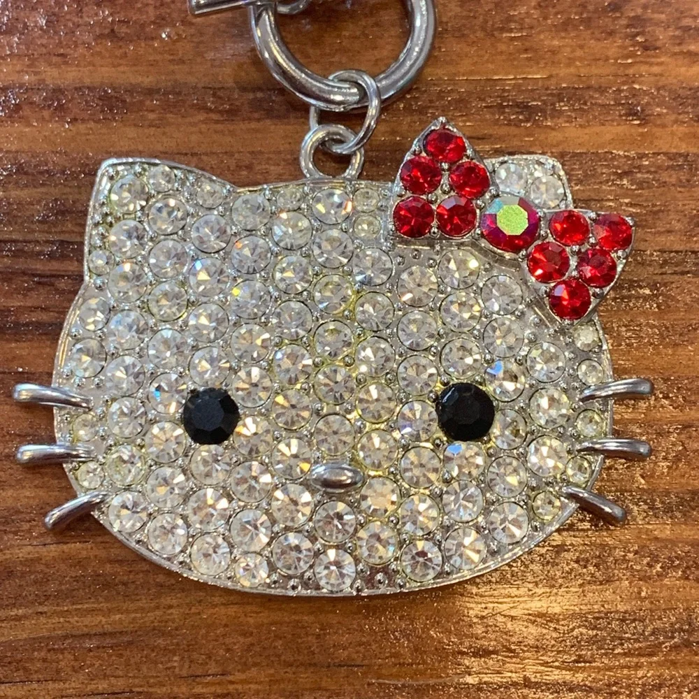 Sanrio Hello Kitty Large Rhinestone Pendant Necklace - Picture 8 of 17